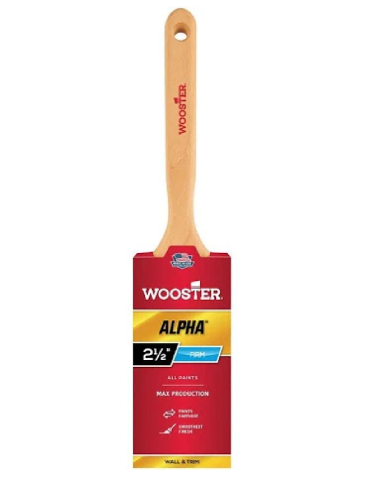 Wooster Alpha 4232 - Flat Paint Brush 2.5" Firm