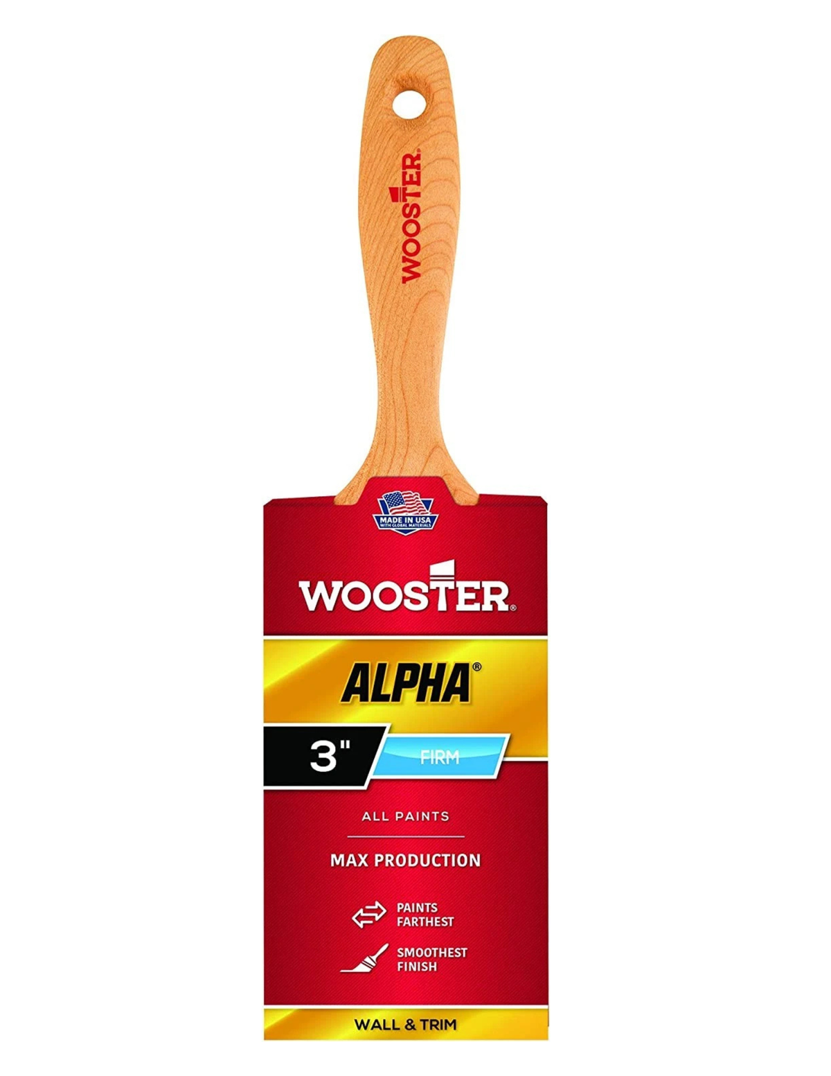 Wooster Alpha 4232 - Flat Sash Paint Brush Firm - view 4