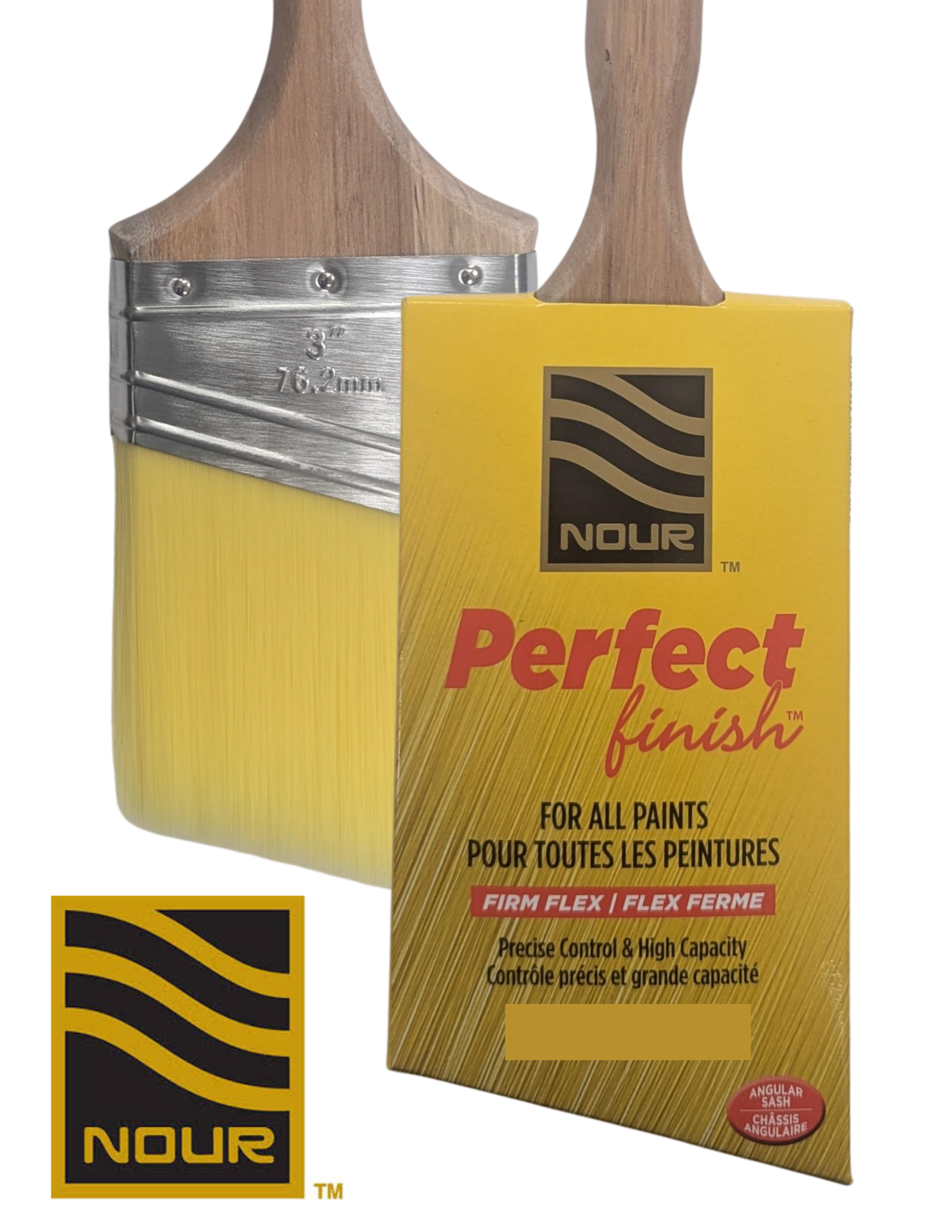 Nour Perfect Finish Angular Sash Brush