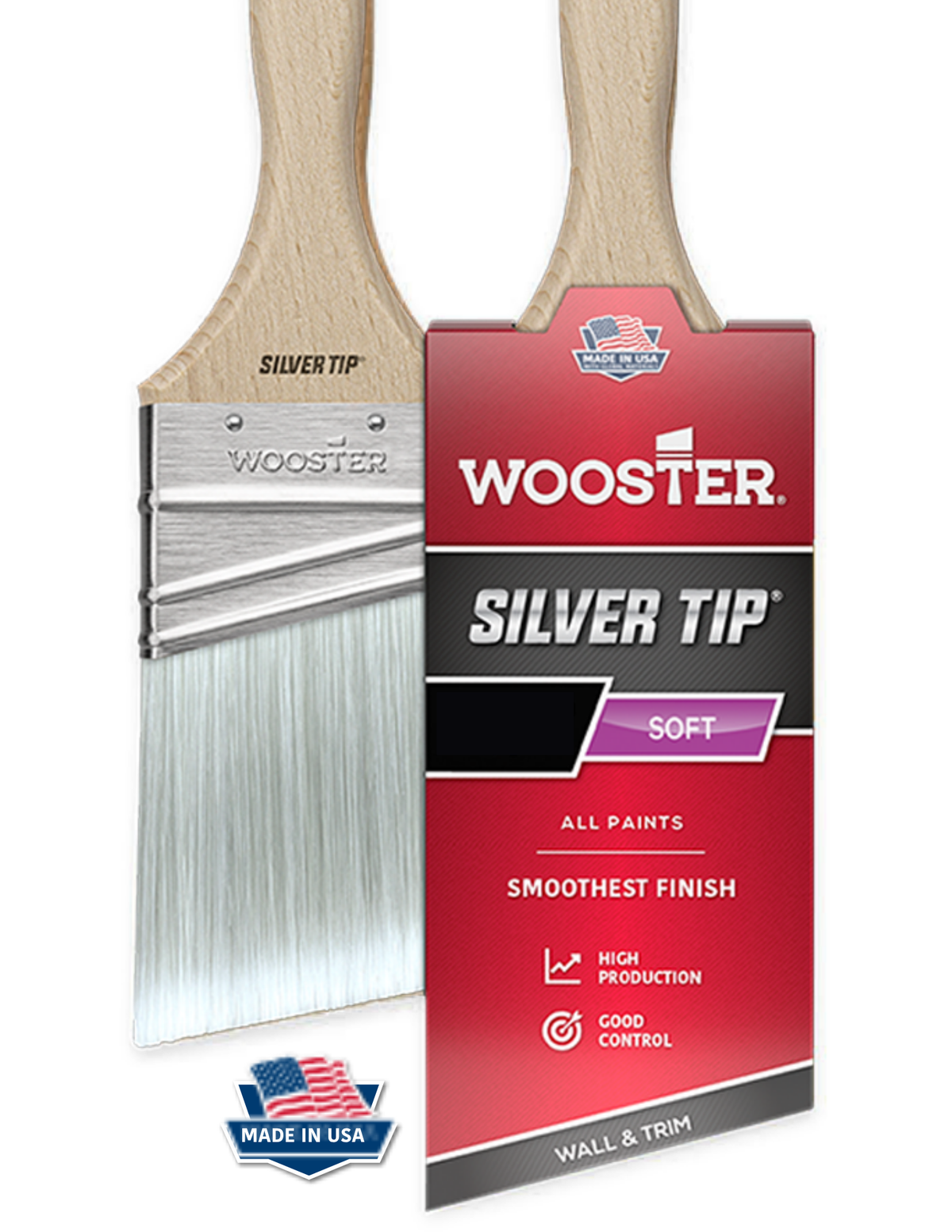 Wooster Silver Tip 5221 - Angle Paint Brush Soft