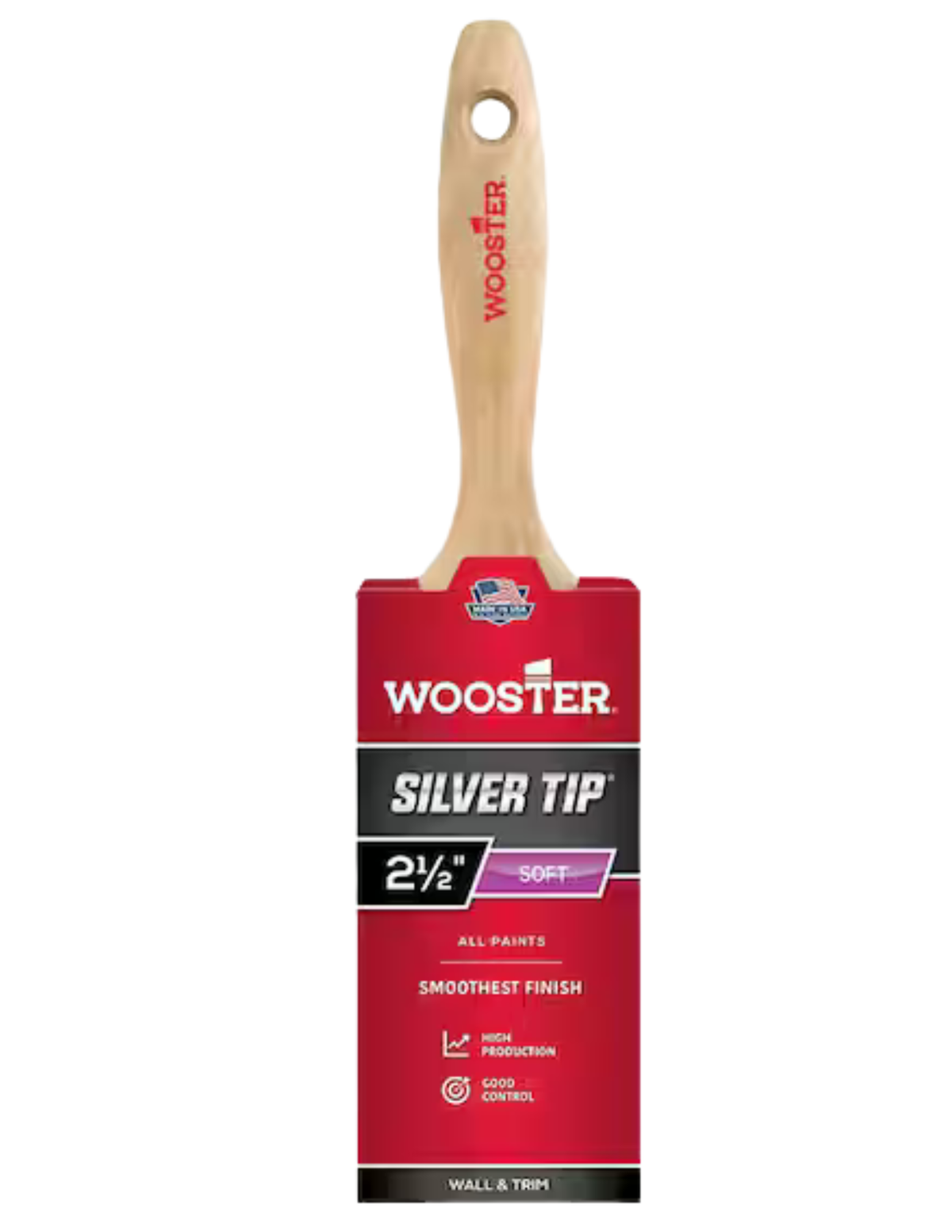 Wooster Silver Tip 5220 - Flat Paint Brush Soft - view 3