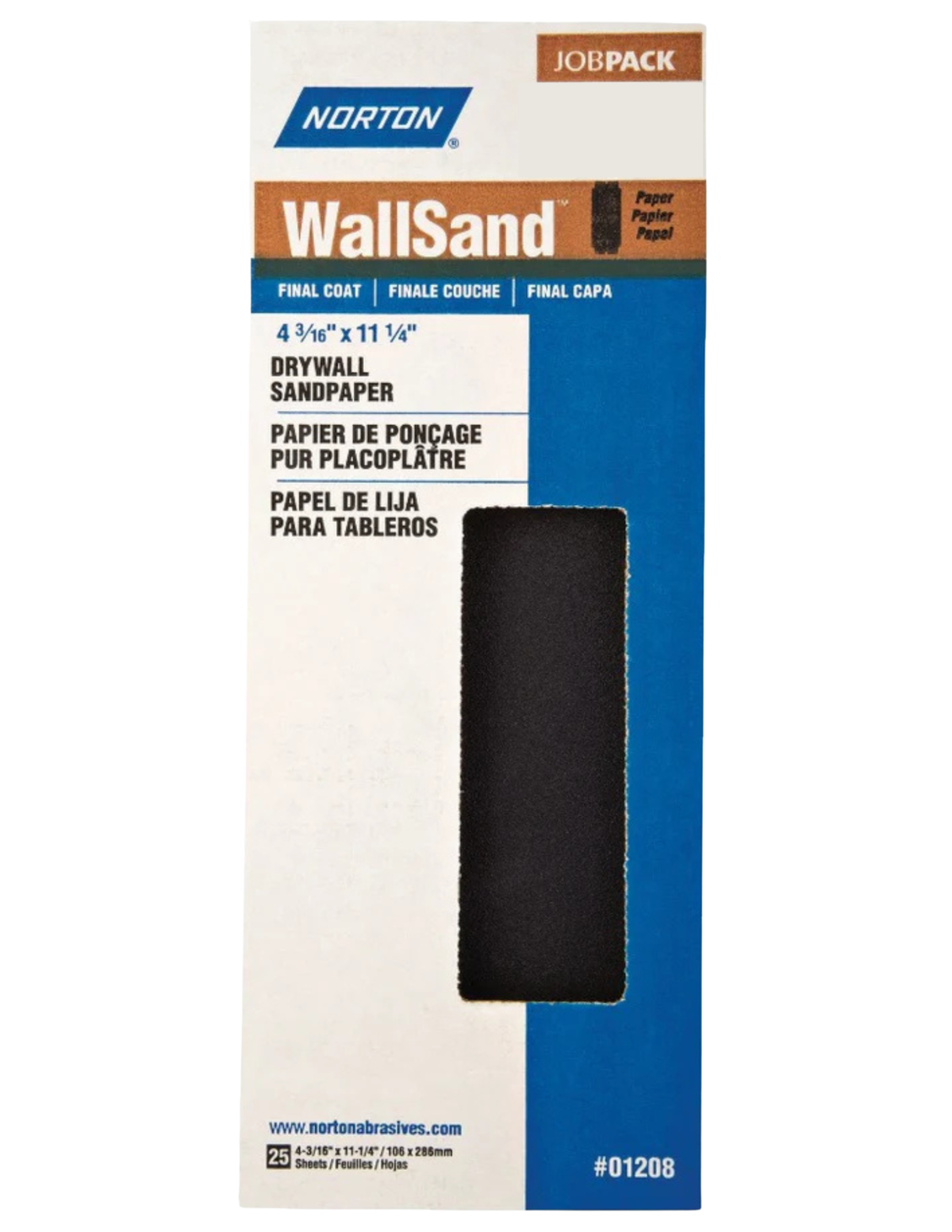 Norton Wallsand - Drywall Sandpaper - JobPack - 25PK