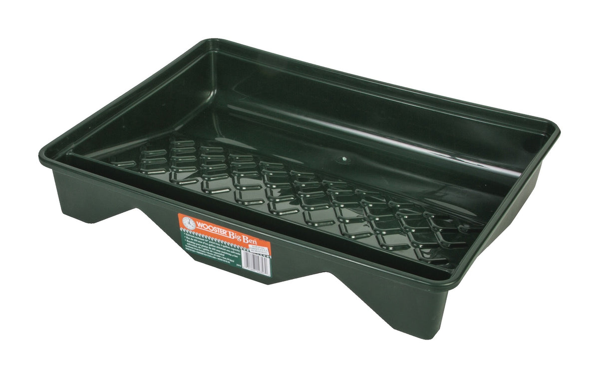 Wooster 18 in. x 21 in. Plastic Polypropylene Big Ben Tray for Rollers  0BR4130210 - The Home Depot