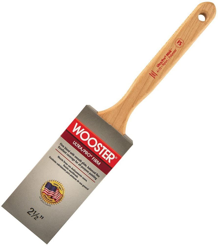 Wooster 2-1/2 in. Nylon/Polyester Ultra/Pro Firm Angle Sash Brush  0041740024 - The Home Depot