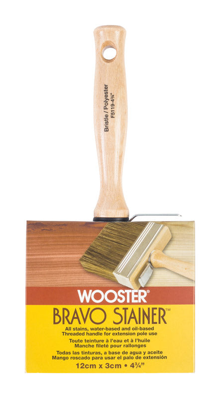 Wooster Bravo Stainer Brush – Log Cabin Application Supplies