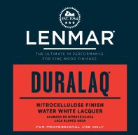 Lenmar DuraLaq Nitrocellulose Water White Lacquer - Flat 1LL.211