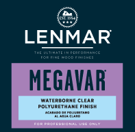 Lenmar MegaVar Waterborne Polyurethane Clear Finish - Satin 1WB.504