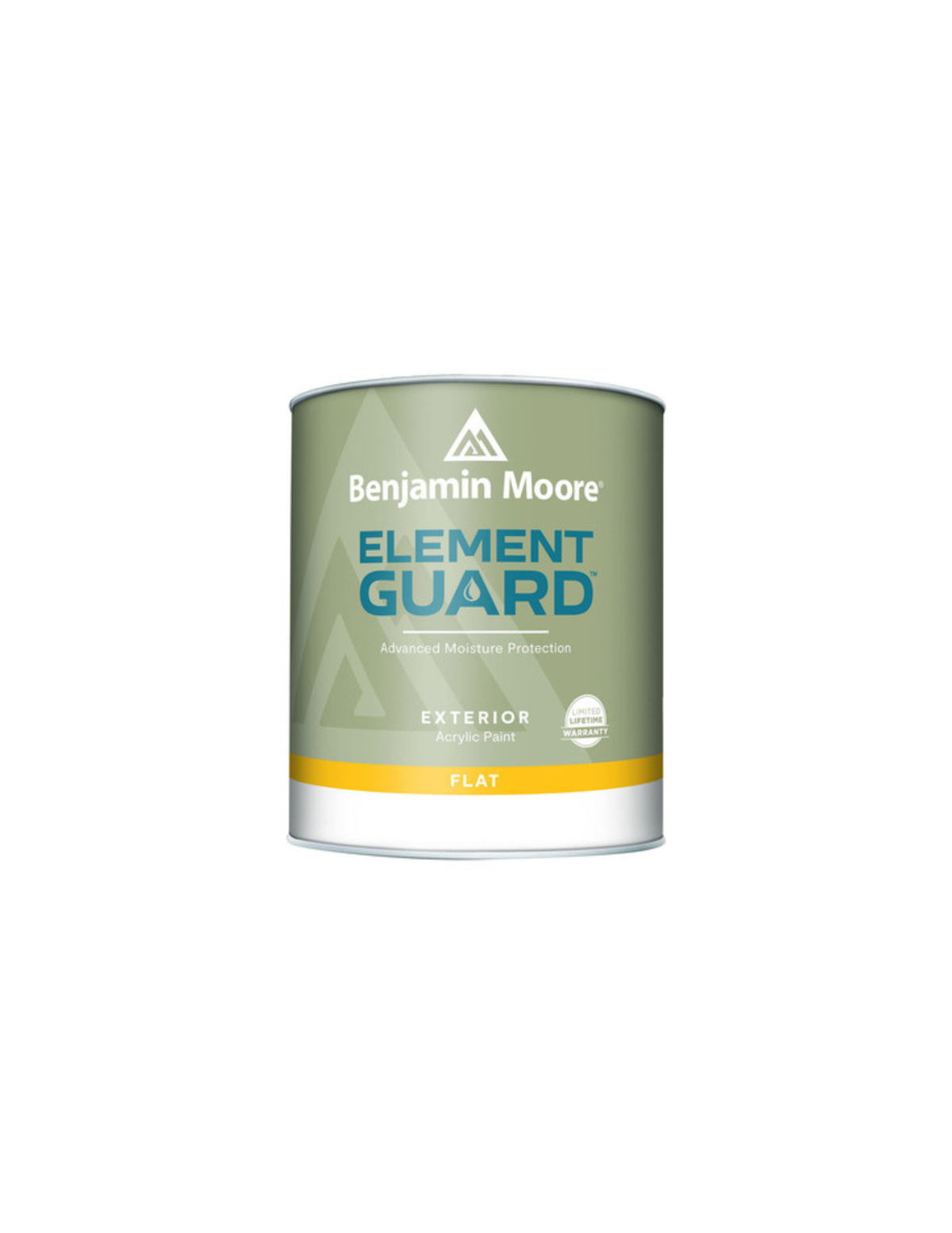 Benjamin Moore Element Guard Exterior Paint - Flat 763 - view 2