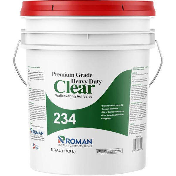 Roman 234 Clear Heavy Duty Premium Grade Wallpaper Adhesive (5g)