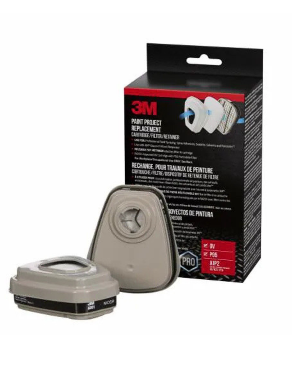 3M Paint Project Replacement Cartridge, Filter and Retainer Kit 6023