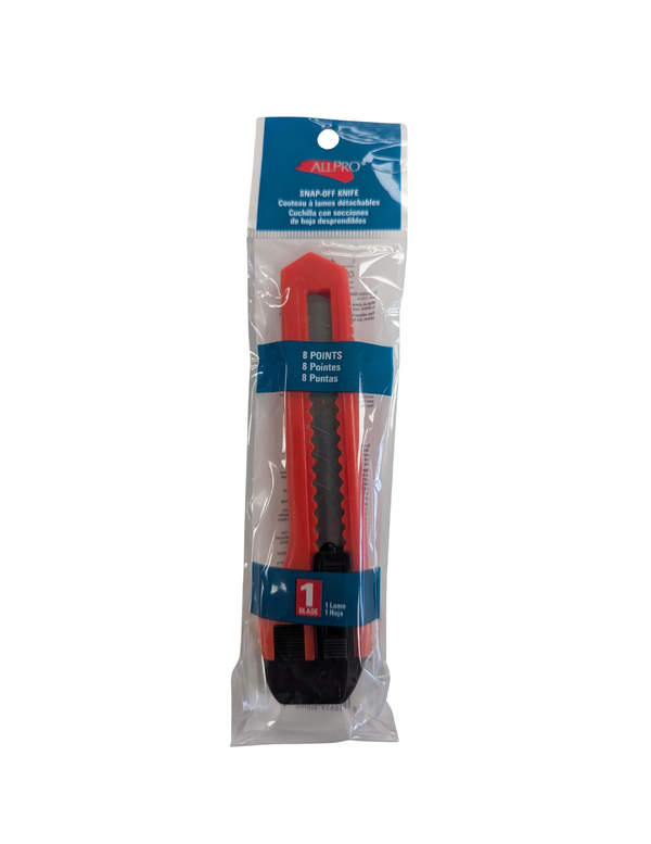 ALLPRO Snap Off Knife - 8 Point