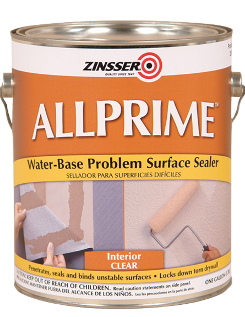 Zinsser- ALLPRIME CLEAR- Problem Surface Sealer Primer