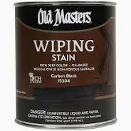Old Masters - Wiping Stain Oil Based - CARBON Black