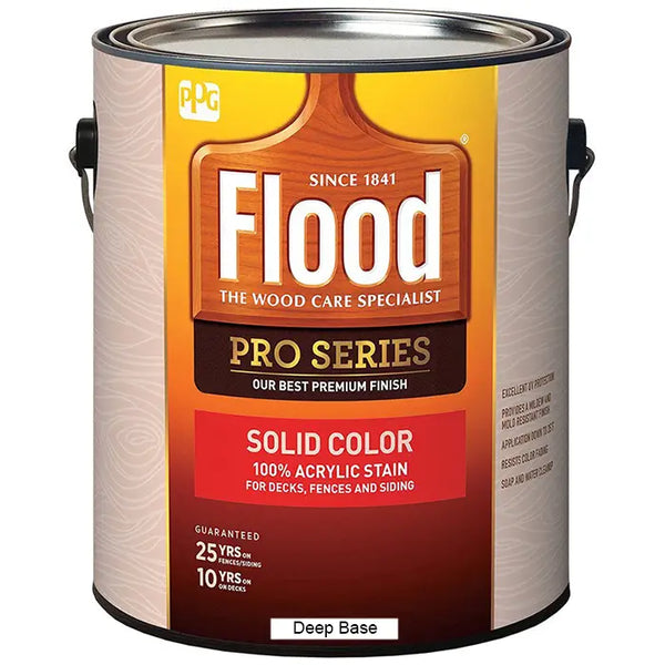 PPG Industries Flood FLD822 Deep Base - Pro Series Solid Color Acrylic Stain