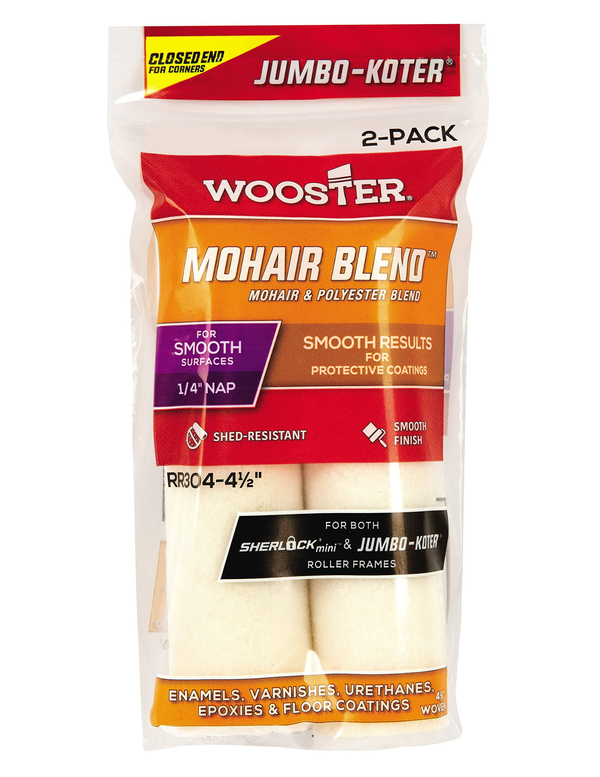 Wooster Jumbo-Koter 4.5"- Mohair Blend Mohair Blend RR304 - 1/4"nap