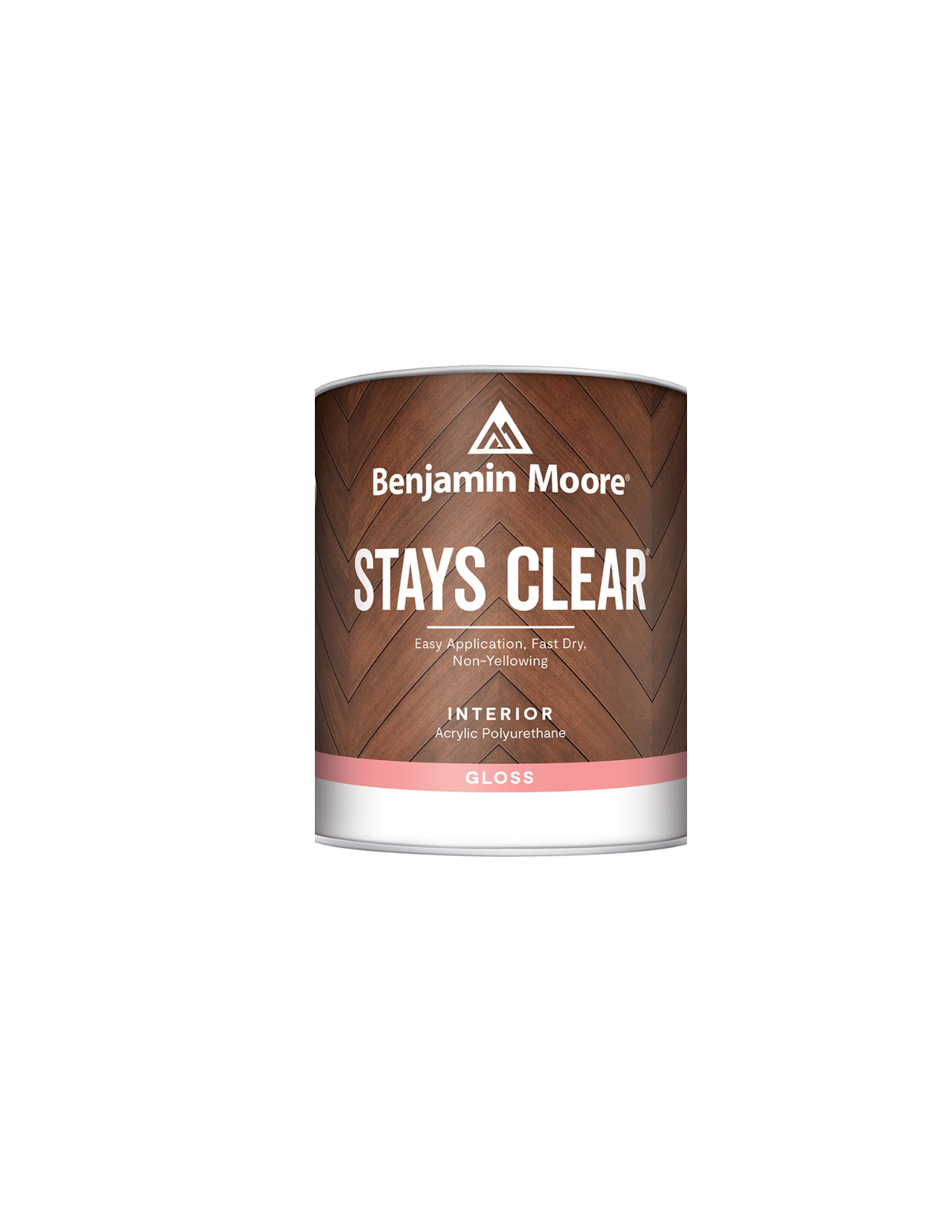 Benjamin Moore Benwood Stays Clear Acrylic Polyurethane - Gloss W422 - view 2