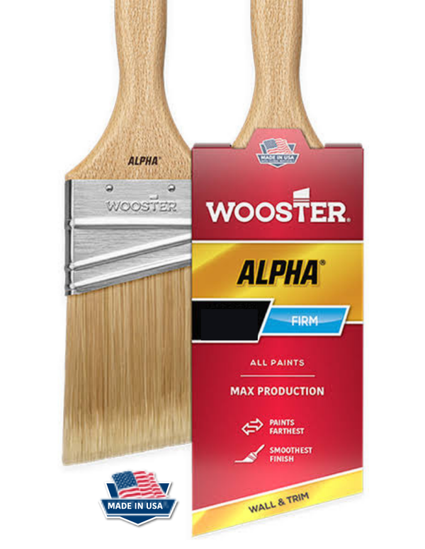 Wooster Alpha 4231 - Angle Sash Brush Firm