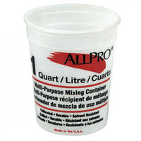 Mix' n Measure White 1 qt. Plastic Paint Pail