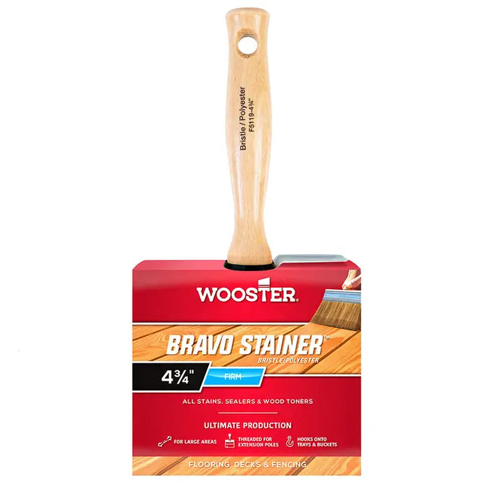 Wooster Bravo H2O Stainer 4-3/4" Firm - view 3