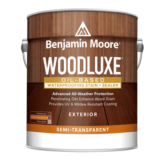 Woodluxe® Oil-Based Waterproofing Stain + Sealer - Semi-Transparent 0592