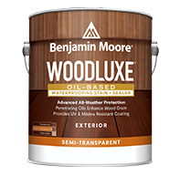 Benjamin Moore Woodluxe OIL-BASED Waterproofing Stain + Sealer - Semi-Transparent 592