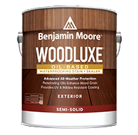 Benjamin Moore Woodluxe OIL-BASED Waterproofing Stain + Sealer - Semi-Solid 593