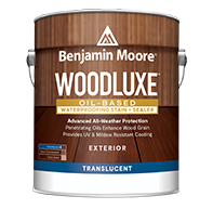 Benjamin Moore Woodluxe OIL-BASED Waterproofing Stain + Sealer - Translucent 591