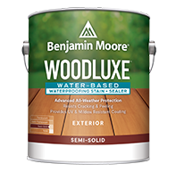 Benjamin Moore Woodluxe Water-Based Waterproofing Stain + Sealer - Semi-Solid 693