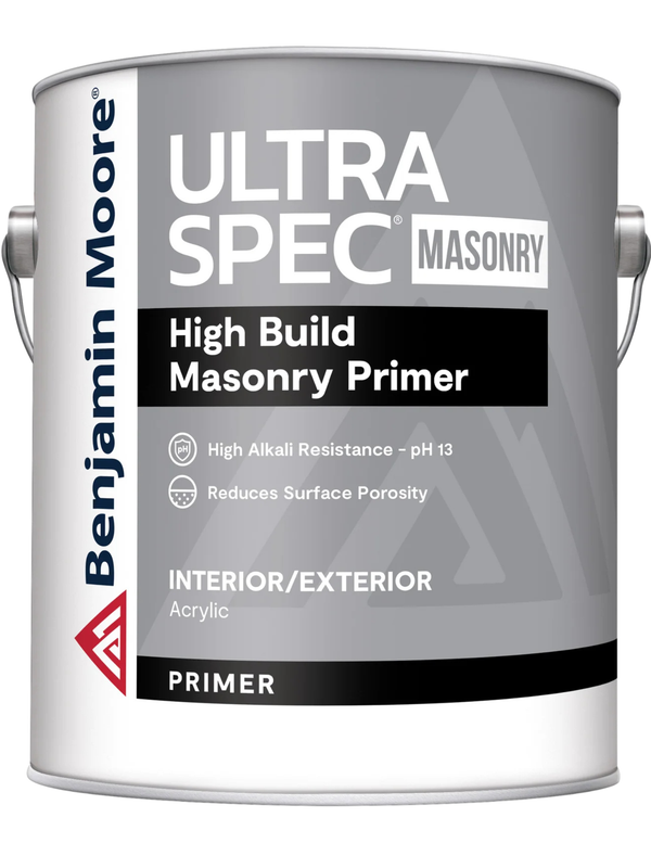 Benjamin Moore Ultra Spec Masonry Int/Ext Acrylic High Build Masonry Primer N609