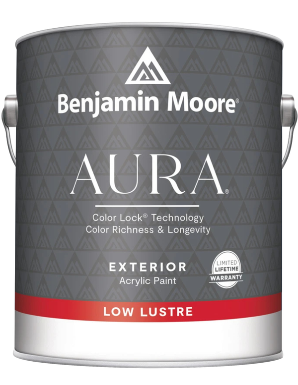 Benjamin Moore Aura Waterborne Exterior Paint - Low Lustre Finish N634