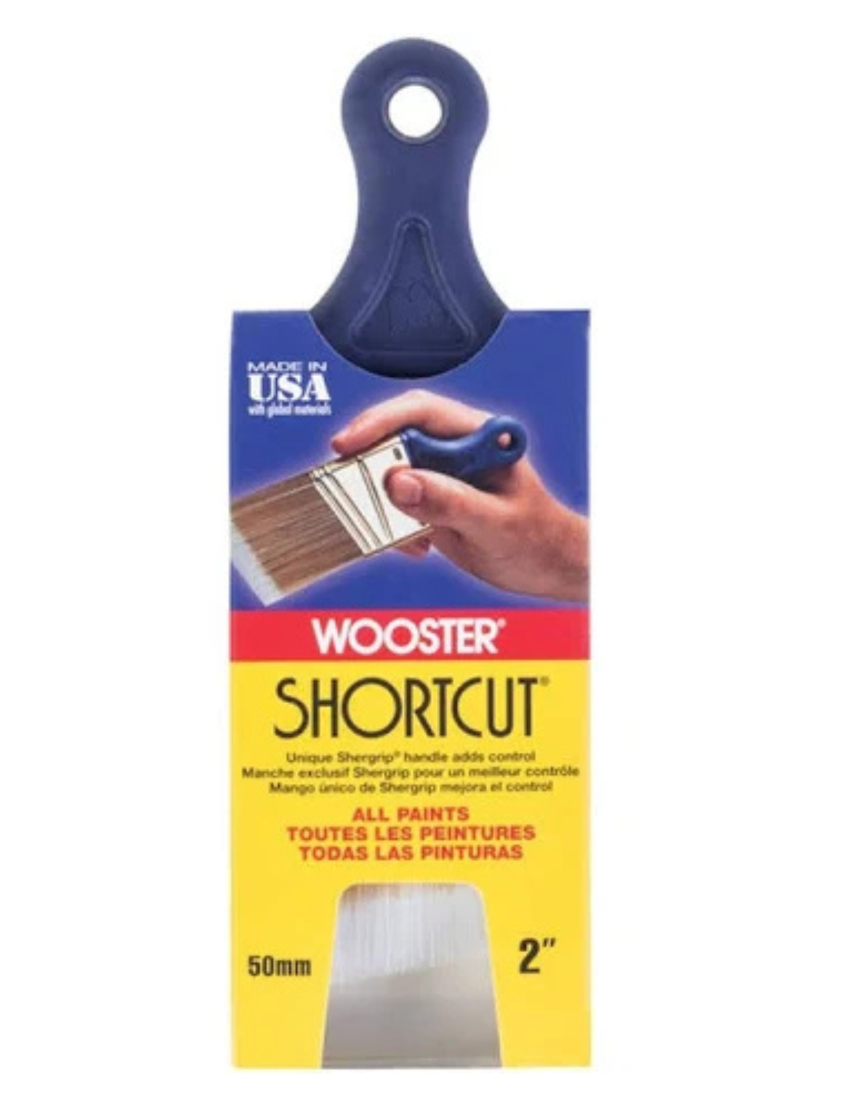 Wooster Shortcut 2 in. W Angle Paint Brush Q3211 - view 2
