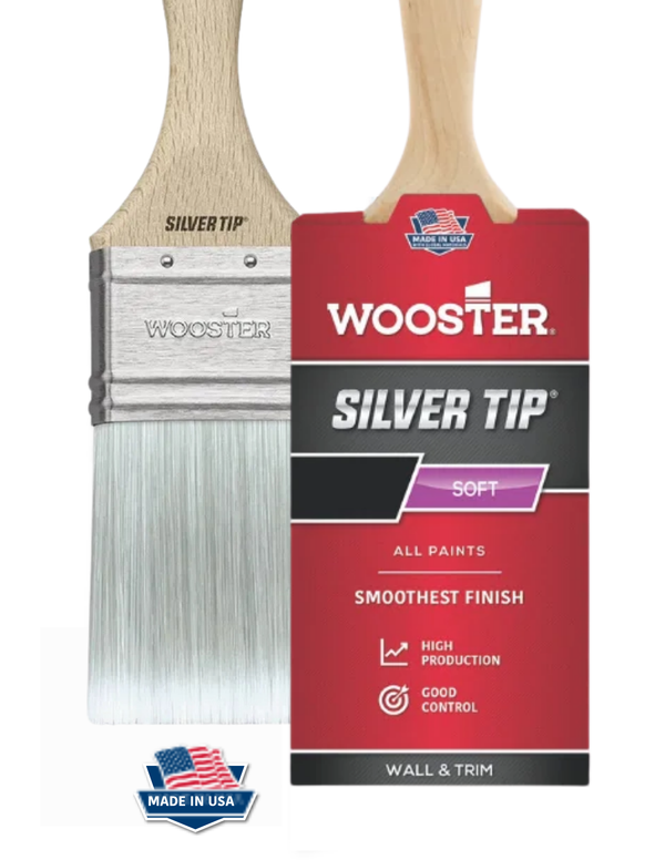 Wooster Silver Tip 5220 - Flat Paint Brush Soft
