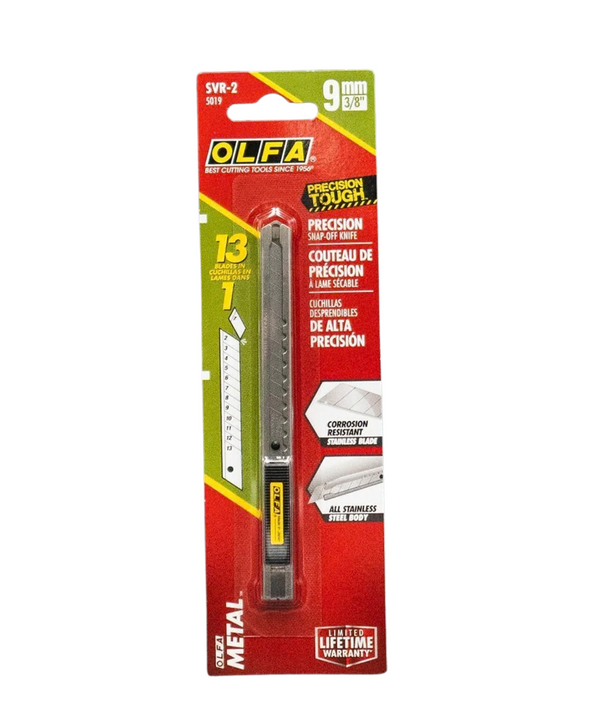 OLFA SVR-2 9mm - Professional stainless steel cutter