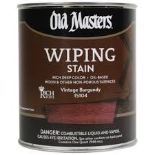 Old Masters - Wiping Stain Oil Based - VINTAGE BURGANDY