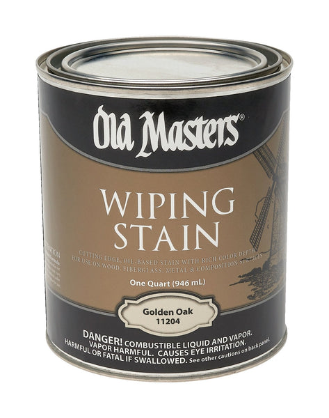 Old Masters Semi-Transparent Golden Oak Oil-Based Wiping Stain 1 qt.