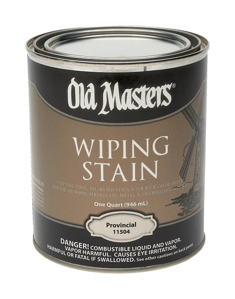 Old Masters Semi-Transparent Provincial Oil-Based Wiping Stain 1 qt.
