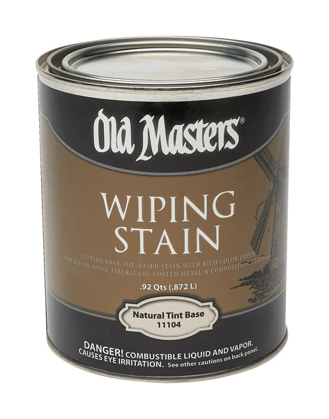 Old Masters Semi-Transparent Natural Oil-Based Wiping Stain 1 qt.