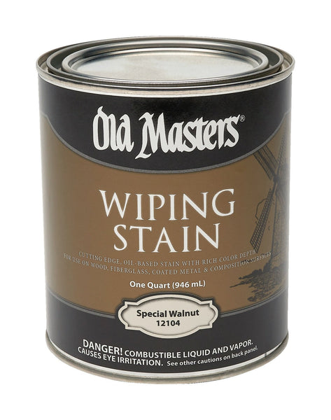 Old Masters Semi-Transparent Special Walnut Oil-Based Wiping Stain 1 q