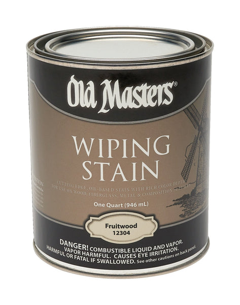 Old Masters Semi-Transparent Fruitwood Oil-Based Wiping Stain 1 qt.