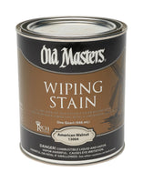 Old Masters Semi-Transparent American Walnut Oil-Based Wiping Stain 1 qt.