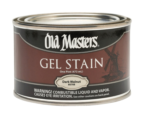 Old Masters 80708 1 Pint Dark Walnut Gel Stain