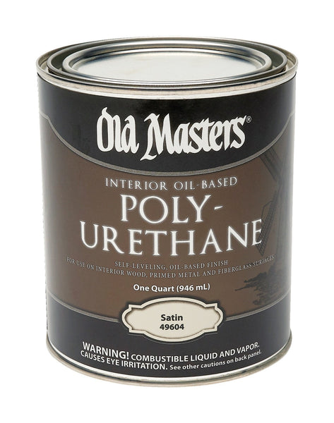 Old Masters Satin Clear Oil-Based Polyurethane 1 qt.