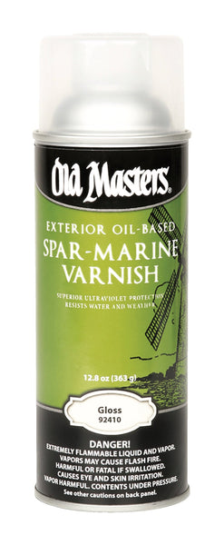 Old Masters Gloss Clear Oil-Based Marine Spar Varnish Spray 12.8 oz.