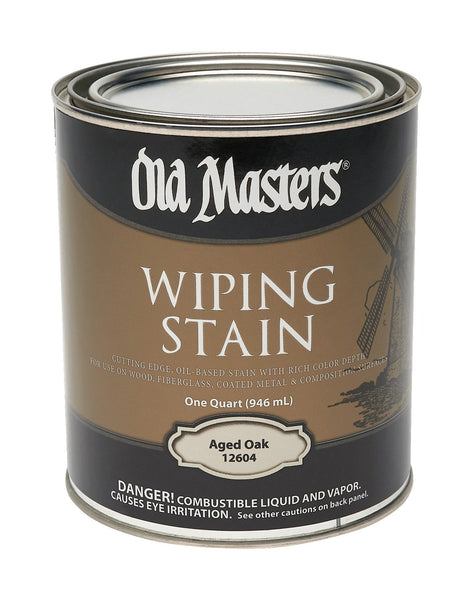 Old Masters Semi-Transparent Aged Oak Oil-Based Wiping Stain 1 qt.