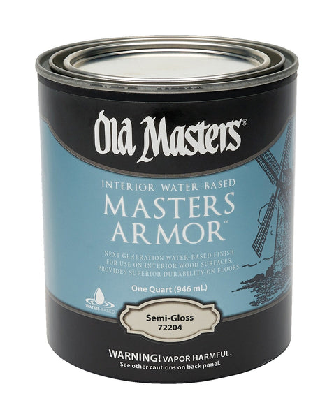 Old Masters Masters Armor Semi-Gloss Clear Water-Based Floor Finish 1 qt.