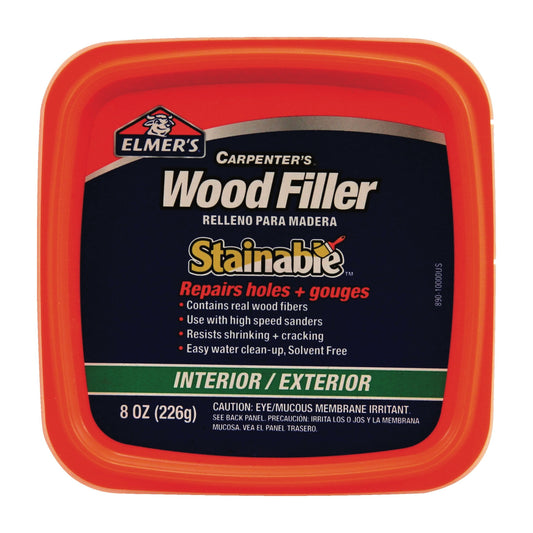 Wood Filler- Stainable Interior/Exterior 8 oz.