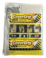 CoverGrip 8 ft. W x 10 ft. L 8 Canvas Drop Cloth 1 pk