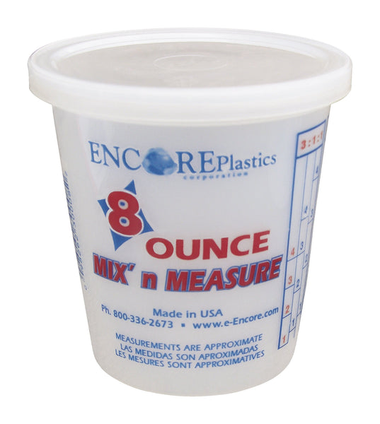 Encore Mix' n Measure White 0.5 pt. Plastic Paint Pail