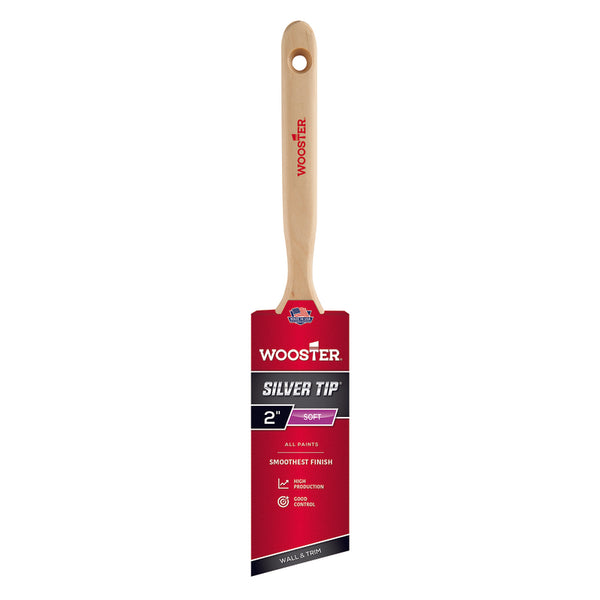 Wooster Silver Tip 2 in. W Angle Paint Brush 5221-2
