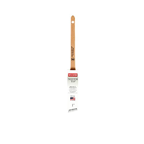 Wooster 5224-1 Silver Tip Thin Angle Sash Paint Brush, 1